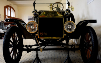 Kedvencünk megnézni a T-modellt a keszthelyi Hintómúzeumban