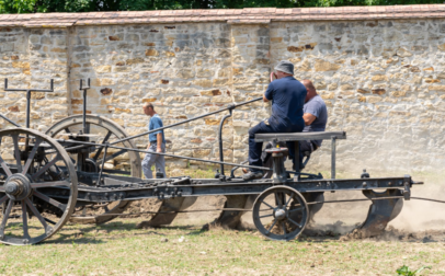 Érdekesség szántógép bemutatása a Georgikon Majormúzeumban