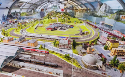 Európa egyik legnagyobb modellvasút-kiállítása található Keszthelyen