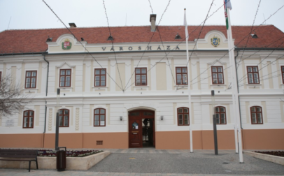 Keszthelyi városháza homlokzata