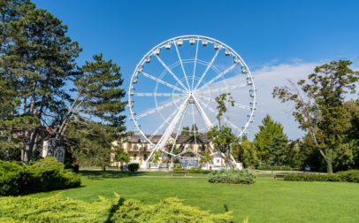 Keszthelyi óriáskerék, amit nyaranta tudnak a városba látogatók élvezni